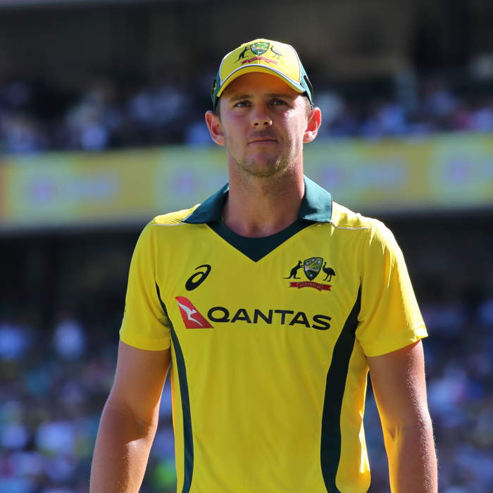 Australia fast bowler Hazlewood out of second Ashes Test