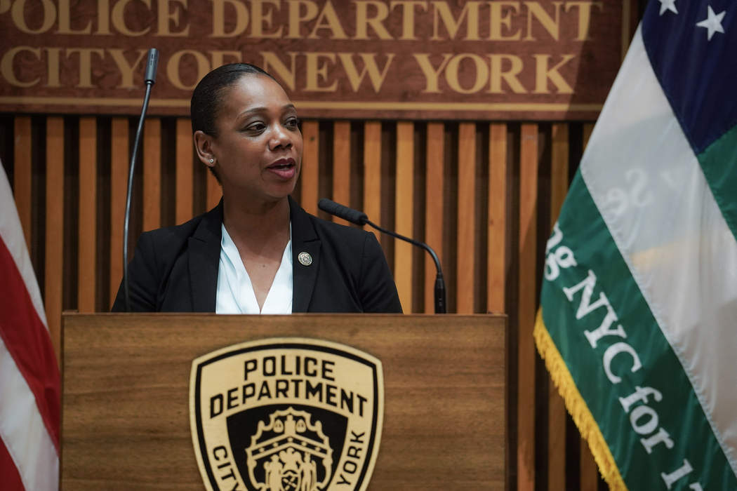 New York City police department commissioner Keechant Sewell stepping down after 18 months