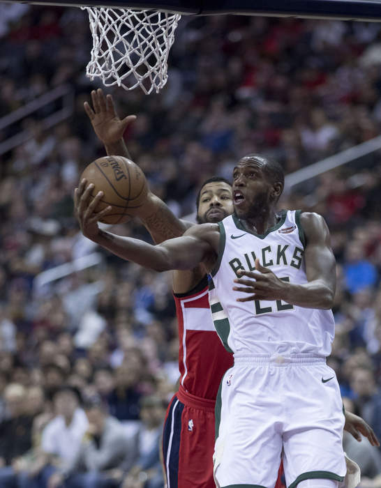 NBA: Khris Middleton helps Milwaukee Bucks beat Houston Rockets