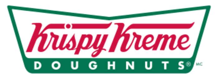 Hot dog in Krispy Kreme bun for sale at minor league ballpark