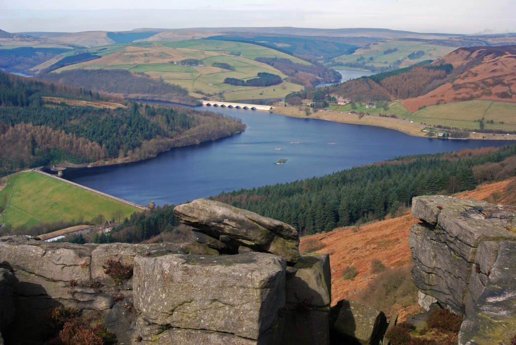 Ruins of 'lost church' exposed at Ladybower Reservoir