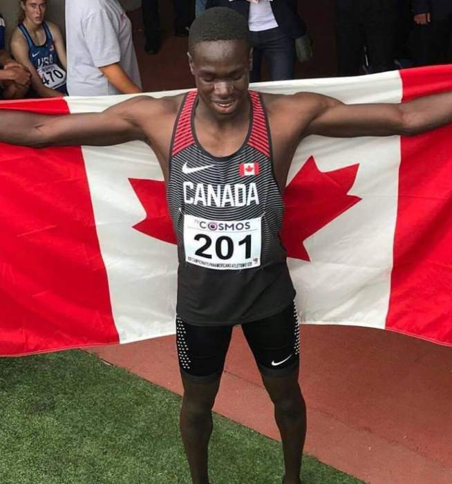 Canadian runner Marco Arop wins gold in 800-metre event at world championships