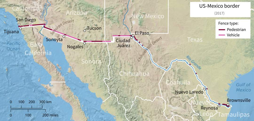 Mexico–United States border wall