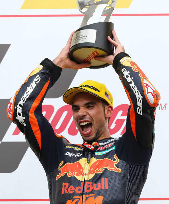 Moto GP: Miguel Oliveira takes first win of season in Barcelona
