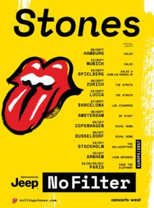 The Rolling Stones remove 'Brown Sugar' from tour setlist over lyrics depicting slavery