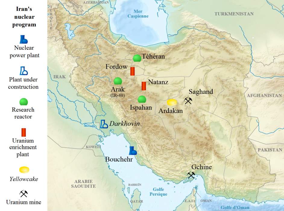 Nuclear facilities in Iran