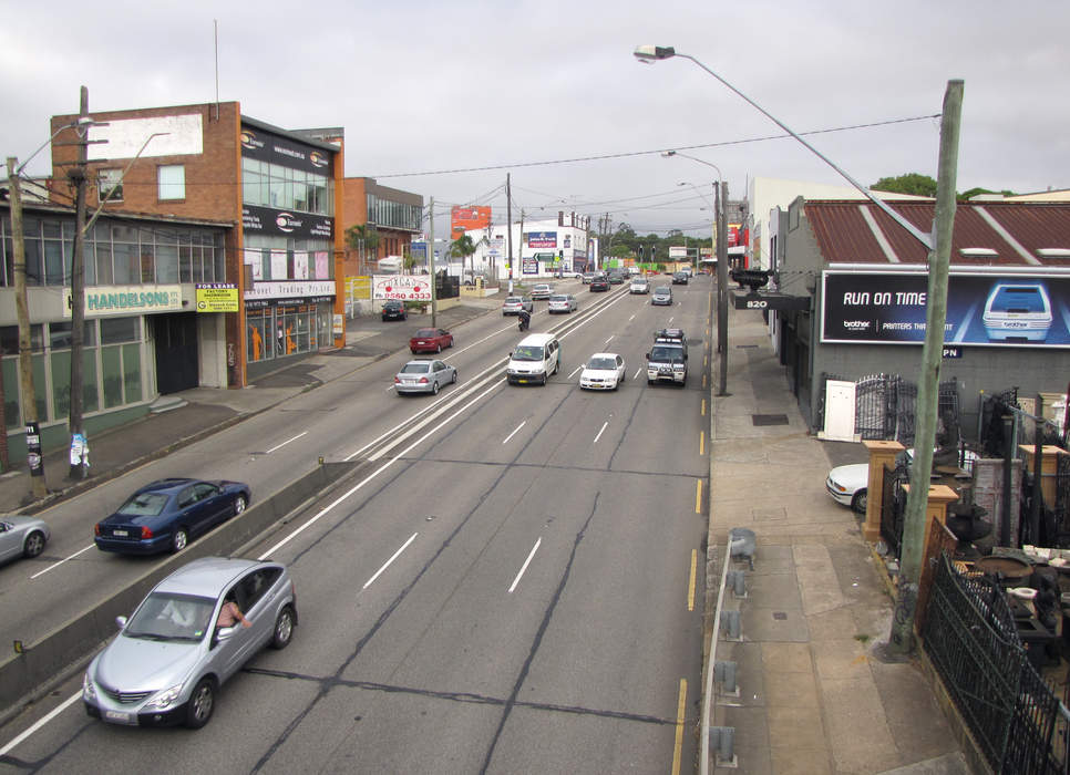 Several injured as multi-vehicle crash shuts down Parramatta Road