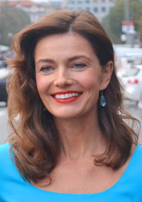 Paulina Porizkova pulls out iconic gold string bikini for vacation ‘with someone special’