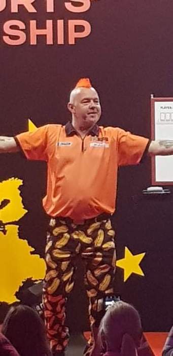 World Matchplay 2021: Peter Wright thrashes Dimitri van den Bergh to claim maiden title