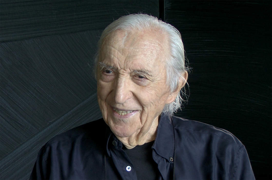 Artist Pierre Soulages,