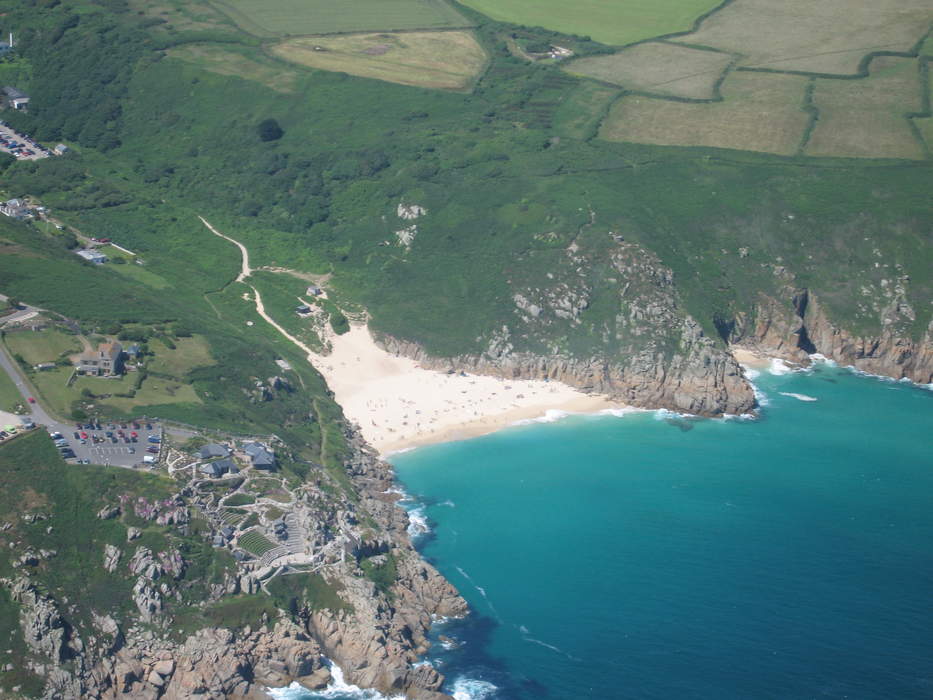 Swimmer dies at Porthcurno beach