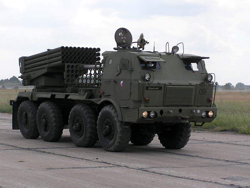 RM-70 multiple rocket launcher