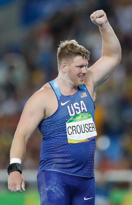 American shot putter Ryan Crouser sets Olympic record three times in winning gold