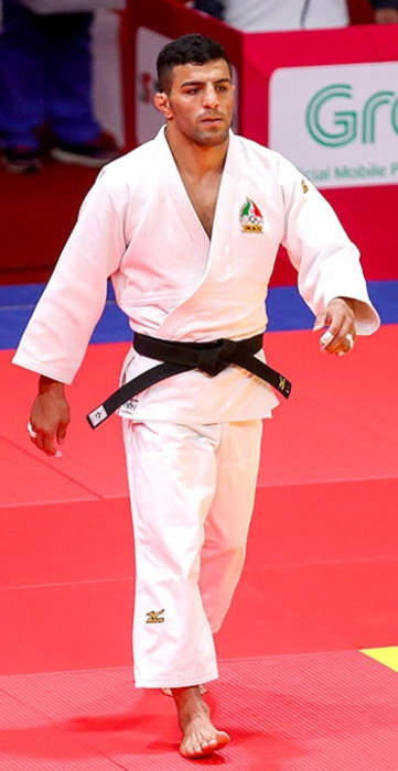 Iranian judoka Saeid Mollaei competes in Israel