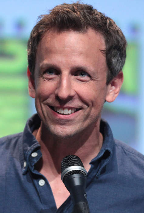 'Pick up an acoustic guitar': Seth Meyers scathingly calls out Trump aides' book deals