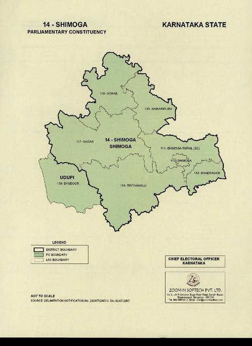 Shimoga Constituency of Karnataka Lok Sabha Election 2024:  Date of voting, result, candidates list, main parties, schedule