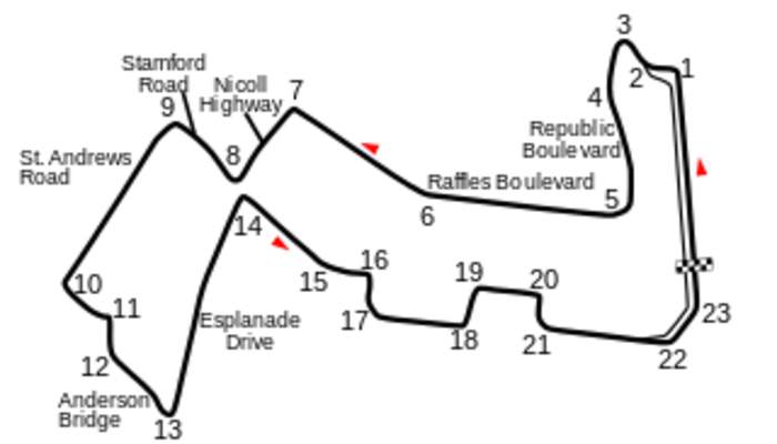 Singapore GP: Max Verstappen top in Singapore as Valtteri Bottas crashes