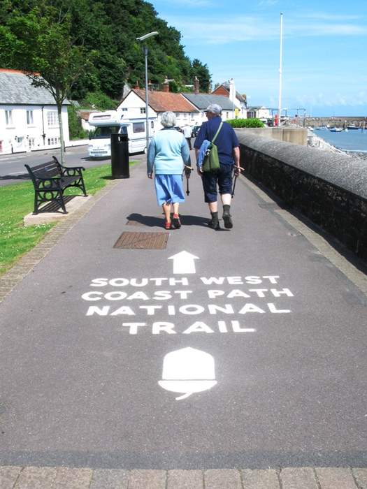 South West Coast Path closed as giant crack appears