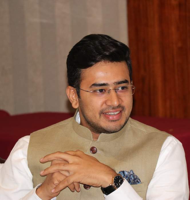 BJP MP Tejasvi Surya booked for seeking votes on religious grounds