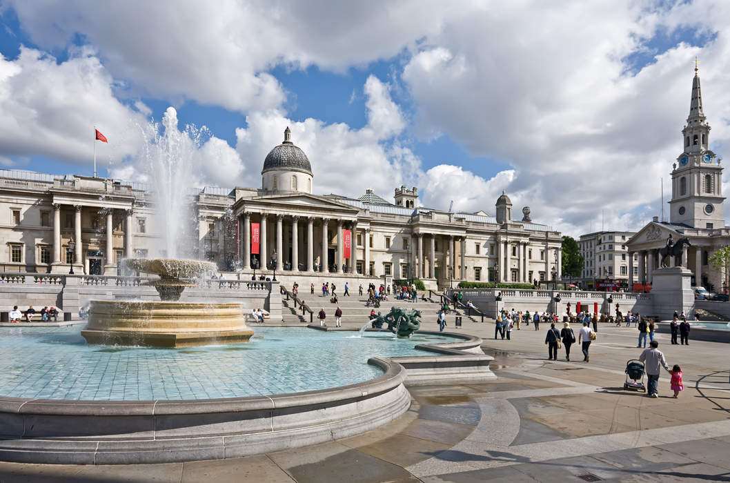 Watch: Trafalgar Square's Christmas tree is switched on