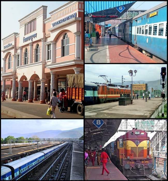 Train services resume on Visakhapatnam Railway Station's platform No 3 and 4