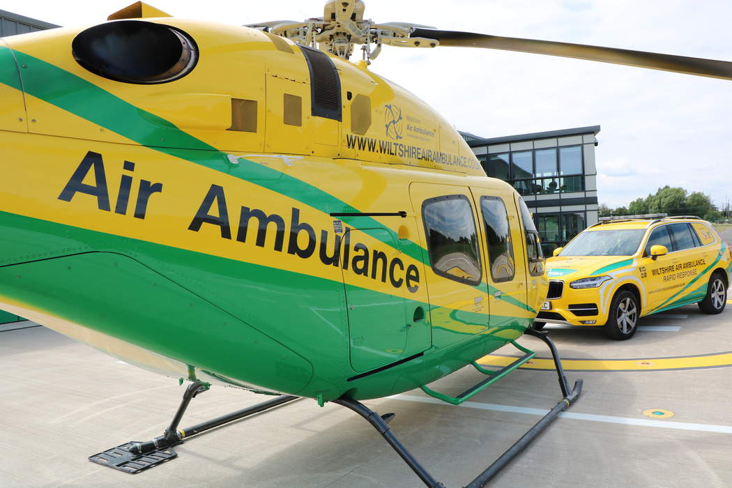 Boy saves choking grandpa from Wiltshire Air Ambulance school visit