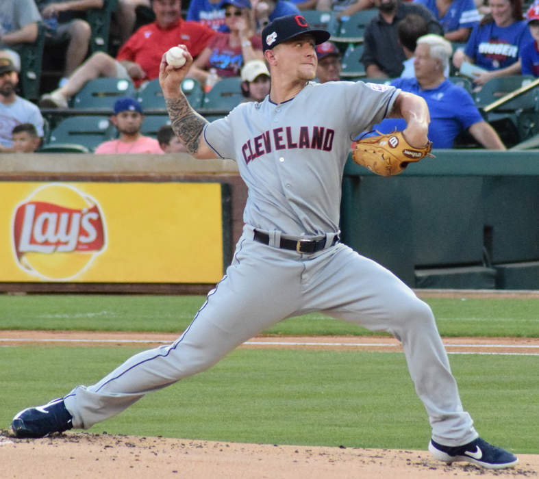 Cleveland's Zach Plesac injures thumb on clubhouse chair after loss
