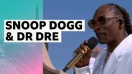 Snoop Dogg & Dr Dre team up for closing ceremony performance