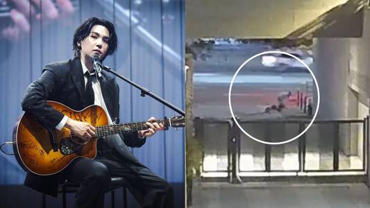 Suga drunk driving case: CCTV footage of the BTS rapper falling leaked