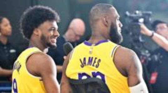 'Pure joy' - James revitalised by playing alongside son