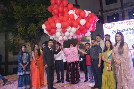 Dolphin (PG) College Hosts Vibrant Freshers' Party, Shangri La 2024