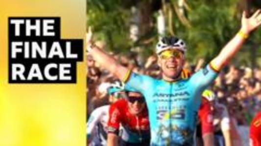 cavendish ends career with victory in singapore