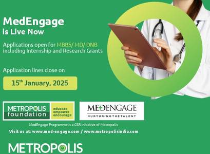Metropolis Foundation launches the 7th Edition of its Award-winning Flagship CSR Initiative - 'MedEngage Scholarship Programme'