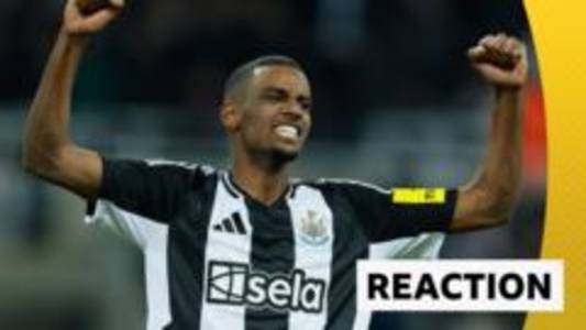 Howe hails Isak's 'composure' as striker scores again