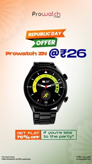 Prowatch and Probuds Slash Prices for Republic Day - Grab at Rs 26