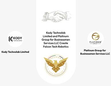 Kody Technolab Limited Forms a Joint Venture in Abu Dhabi with Platinum Group to Manufacture Robotic Solutions