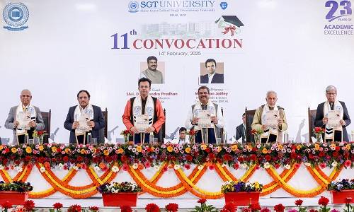 India Will Be Restored As A Global Power, Says Dharmendra Pradhan, Education Minister at SGT University's 11th Convocation Ceremony