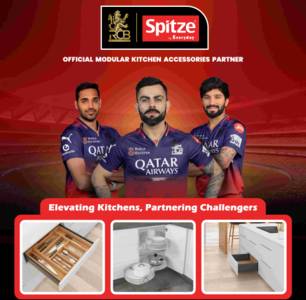 Spitze by Everyday Partners with Royal Challengers Bengaluru (RCB) as its Official Modular Kitchen Accessories Partner for IPL Season 2025