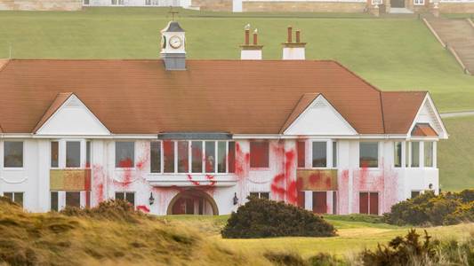 Man, 75, and woman, 66, arrested in probe into vandalism at Trump golf course