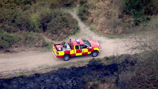 'Large wildfire' in Scotland - after multiple blazes across UK this week
