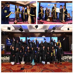 KK Modi University Hosts Grand Convocation Ceremony Graced by His Excellency, Shri Ramen Deka, Honorable Governor of Chhattisgarh