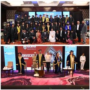 KK Modi University Celebrates First Graduating Class with Outstanding Placement Success