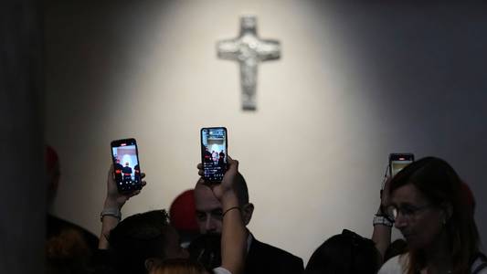 'His legacy outlasts him': Pilgrims travel to Pope Francis's tomb to remember the late pontiff