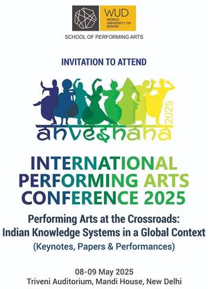 World University of Design to Host ANVESHANA 2025 on Indian Knowledge Systems through Performing Arts