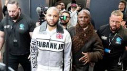 Eubank Sr says shock appearance 'moment of a lifetime'