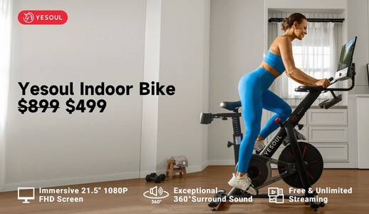 Yesoul G1M Max Indoor Bike: The Ultimate Home Fitness Solution for Busy Moms Seeking Self-Care