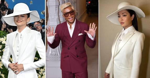 Zendaya's Stylist Law Roach Awkwardly Reacts to Her Twinning With Anna Sawai at Met Gala: 'I'm So Glad We Came Early'