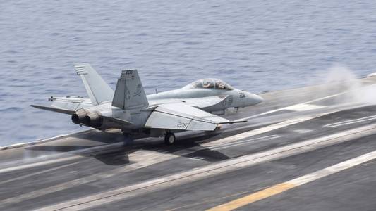 Second US $60m fighter jet falls in sea from carrier in just over a week