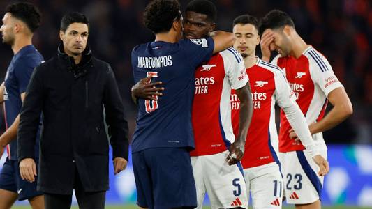Arsenal knocked out of Champions League after defeat to PSG in semi-final