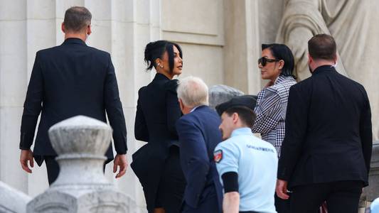 Kim Kardashian arrives at court to 'confront' her alleged attackers in Paris robbery trial